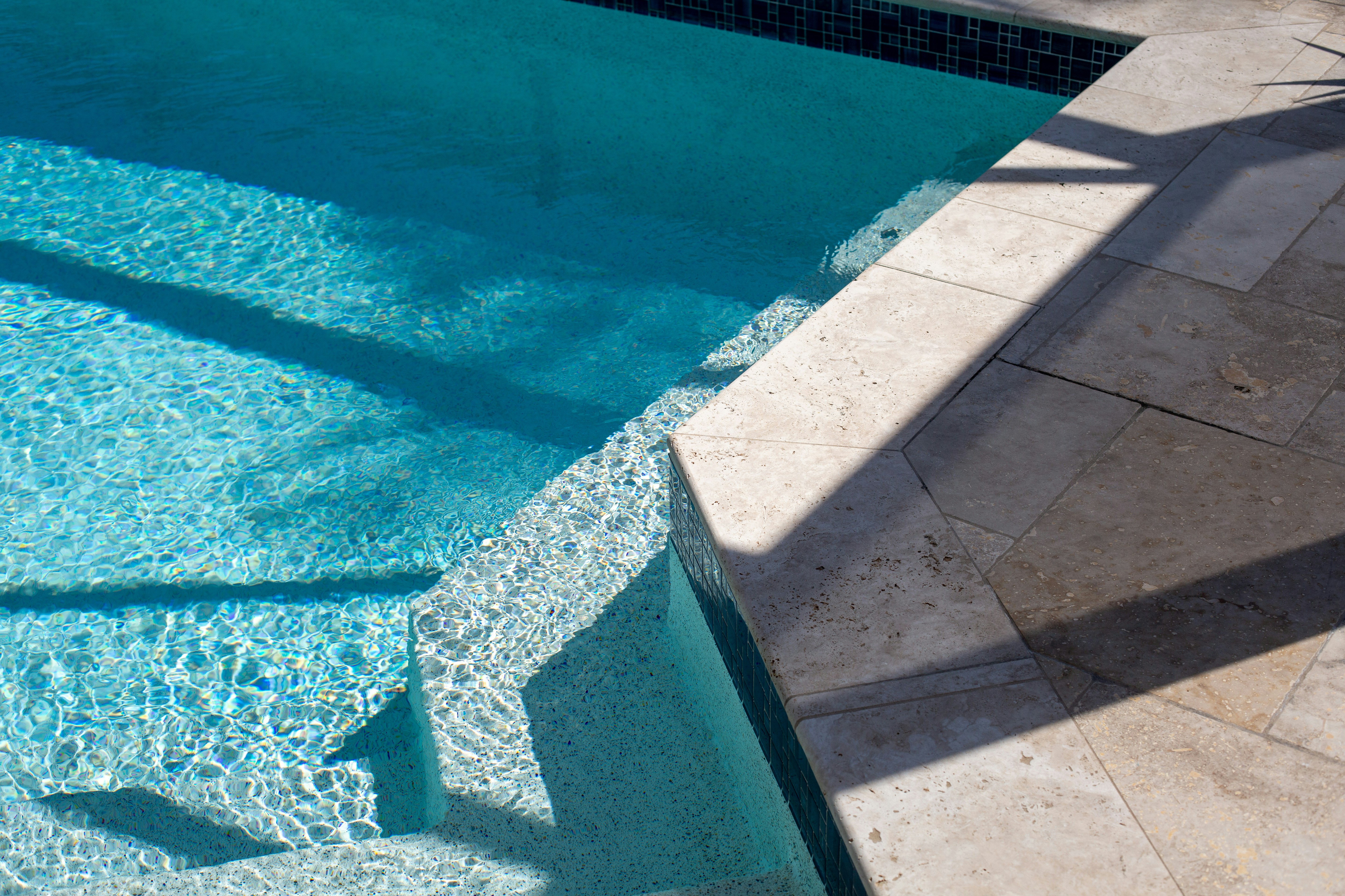 Pool construction in progress